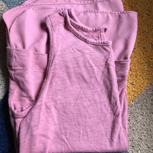 Jcrew pink tank blouse